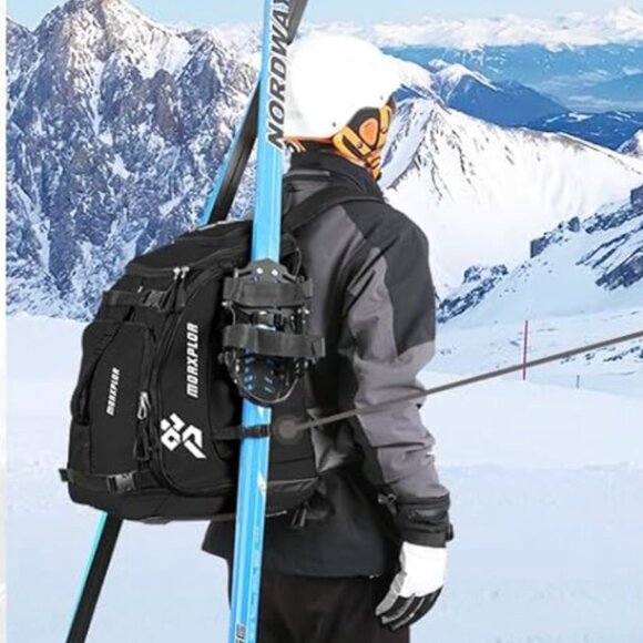 60L Waterproof Ski Boot & Helmet Backpack – Heavy-Duty, Multi-Compartment Gear B main image 7